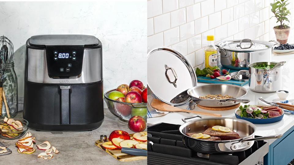 Save on kitchen tools from All-Clad, Crux and more at Macy's.