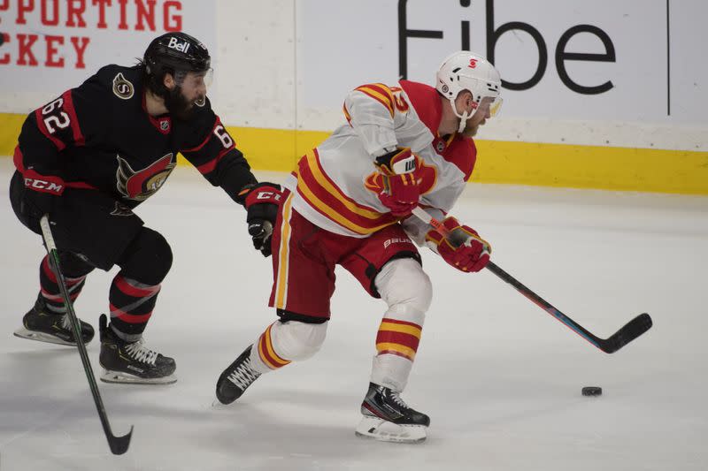 NHL: Calgary Flames at Ottawa Senators