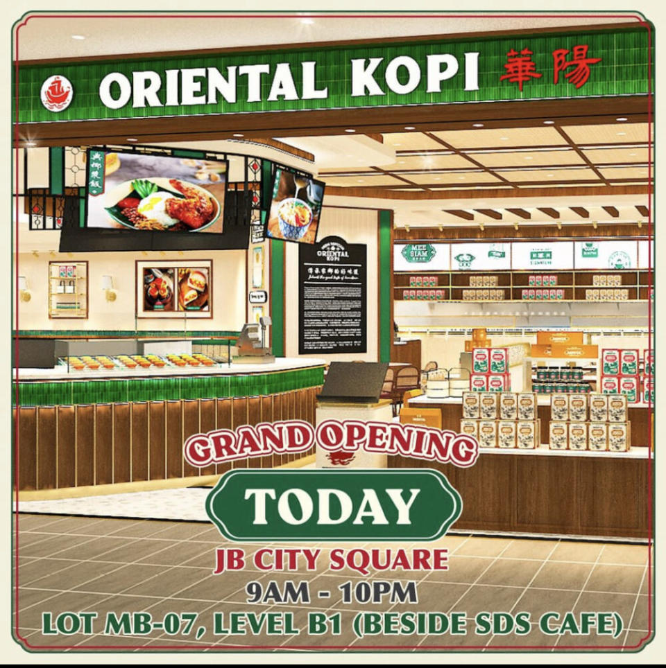 Oriental Kopi - grand opening