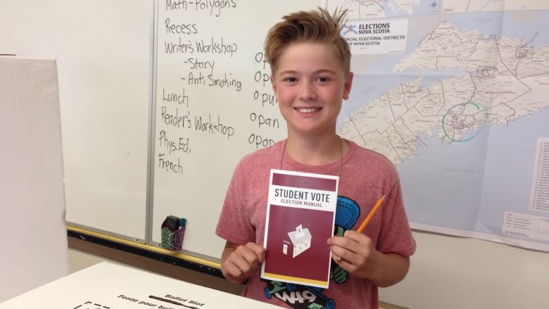 These democratically-minded sixth graders take mock elections seriously