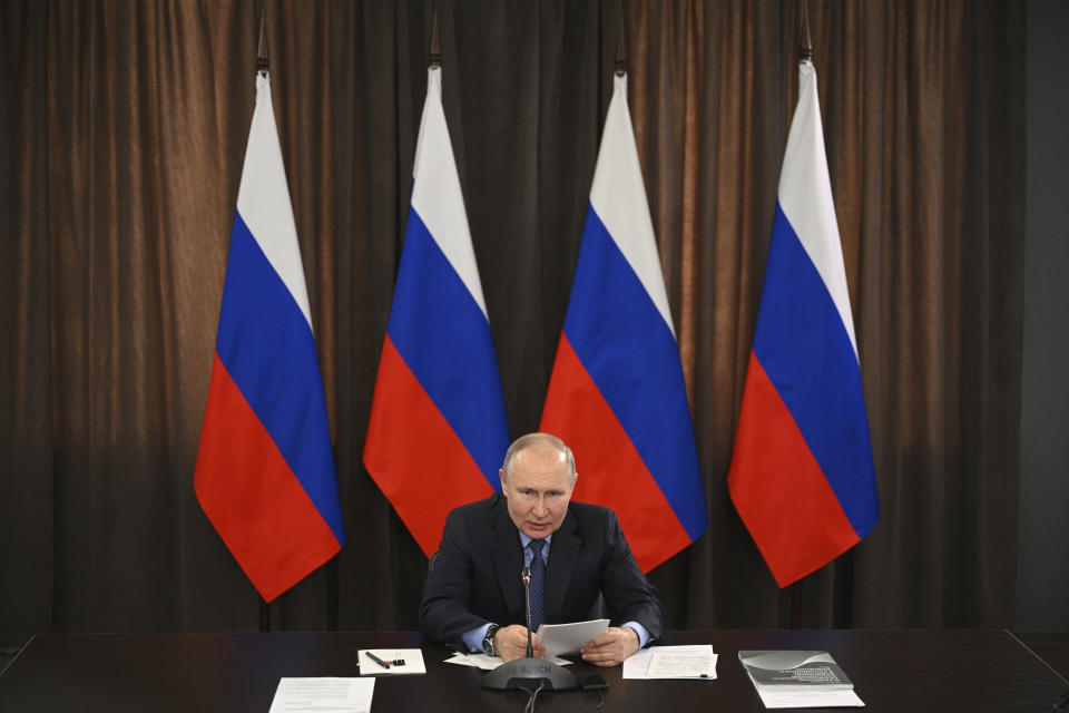 Vladimir Putin  (Ramil Sitdikov, Sputnik, Kremlin Pool Photo via AP)
