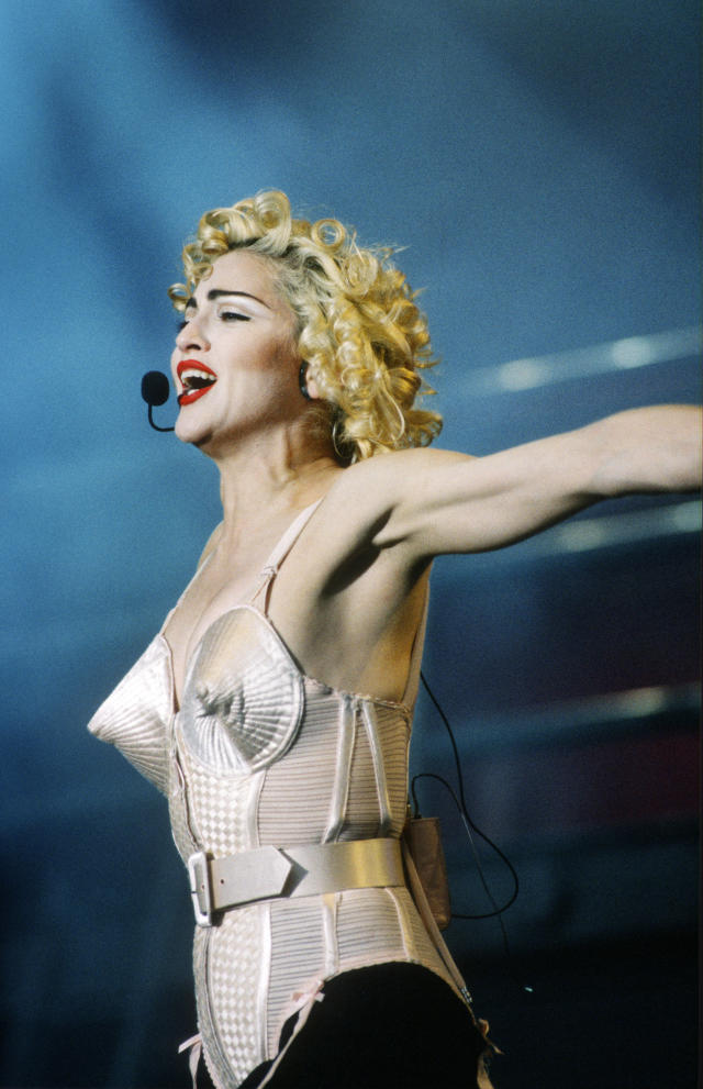 Megan Fox Wore the Dress Version of Madonna's Jean Paul Gaultier Cone Bra