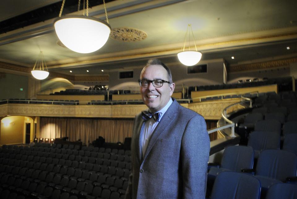 Bob Johnson, executive director of the Paramount Center for the Arts, is shown in a file photo from 2015.