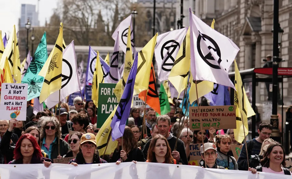 Extinction Rebellion demonstrators