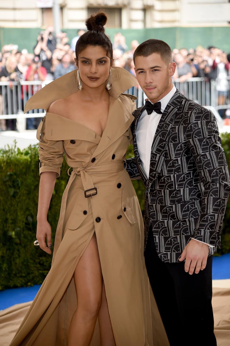 Priyanka Chopra introduced Nick Jonas to her mother on a recent trip to India. (Photo: Dimitrios Kambouris/Getty Images)