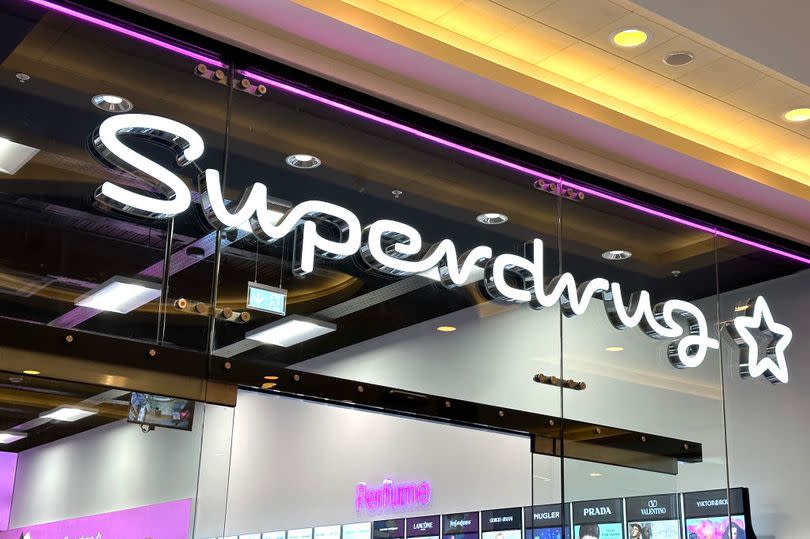 Superdrug External Store Sign