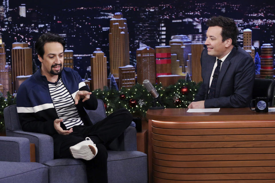 Lin-Manuel Miranda and Jimmy Fallon Perform Epic Holiday Mashup