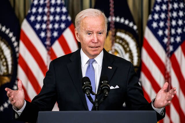 Samuel Corum/Getty President Joe Biden on Nov. 6, 2021, in Washington, D.C.