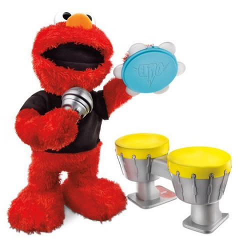 <p class="MsoNormal"><b><span>Sesame Street Let’s Rock Elmo Toy</span></b><br><br>How can Elmo ever be annoying? The cutest, funniest of the Sesame Street crew will begin to stop tickling your funny bone around the 100<sup>th</sup> time he plays his cute little guitar riff. Just you wait…</p>