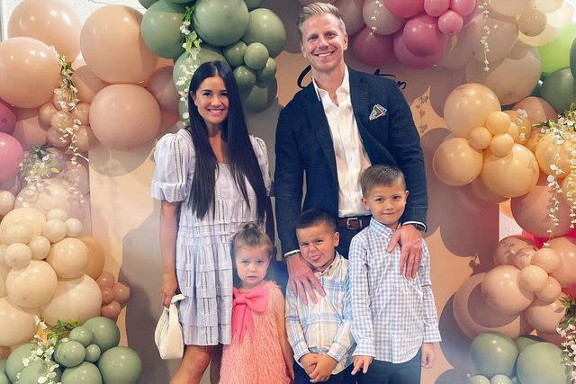 Catherine (Giudici) Lowe/Instagram Sean Lowe and Catherine Giudici Lowe with their kids