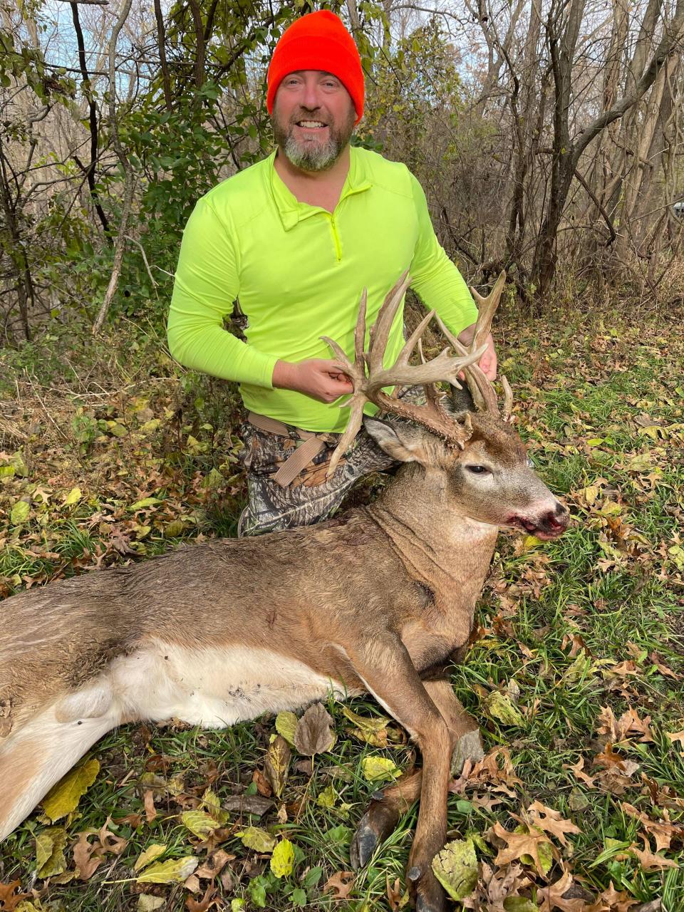 Justin Gilmore, of Independence, harvested a 22-point buck opening day of the firearms portion of deer season in Ray County.