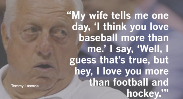 Simers: At breakfast with Lasorda, we find out this: Life is too