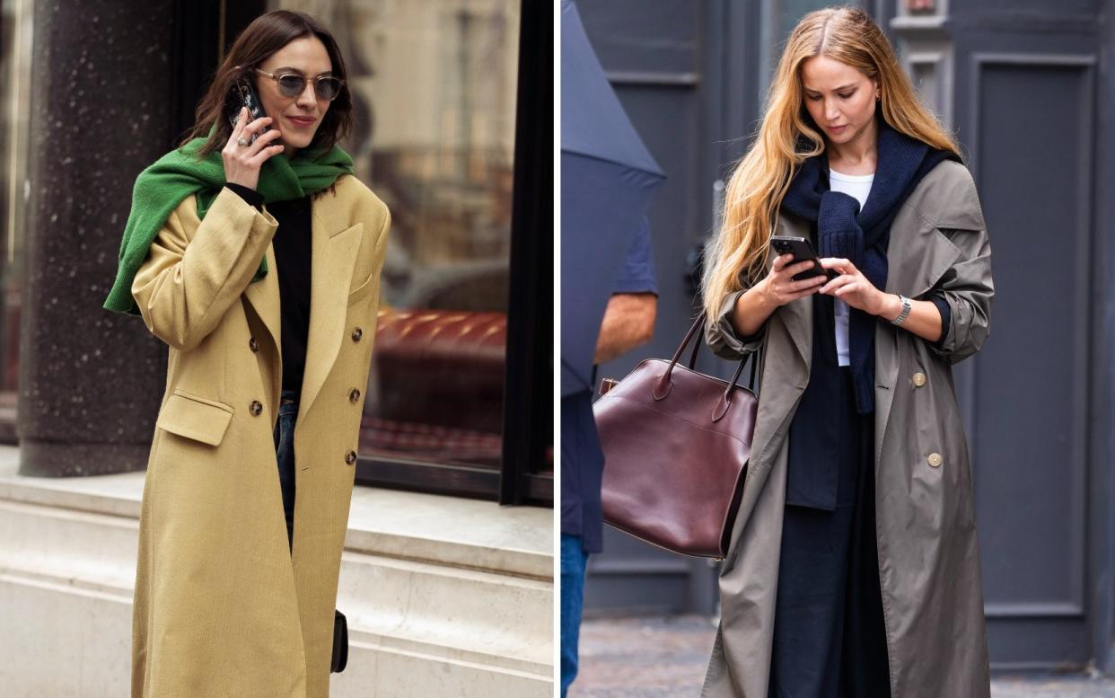 Pull off looking effortlessly cool (and stay warm) with a trench coat and strategic layering