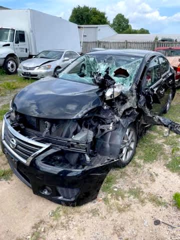 <p>Palm Beach Health Network/Amber Roth</p> Extensive damage was done to Amber's car when it was hit by a tailgate that flew off a truck.