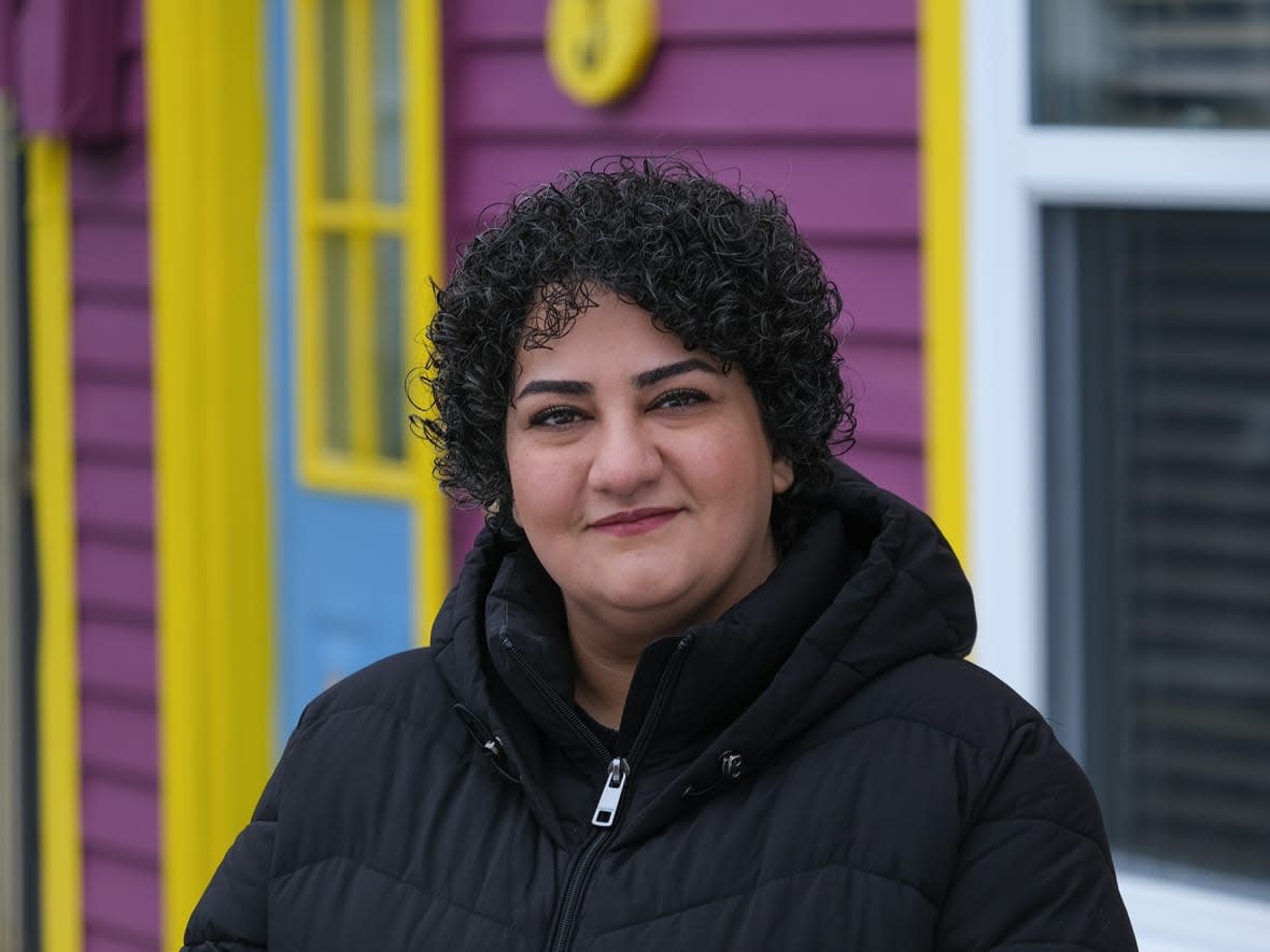 Atena Daemi is seen in St. John's on March 15. (Mike Rossiter/CBC - image credit)