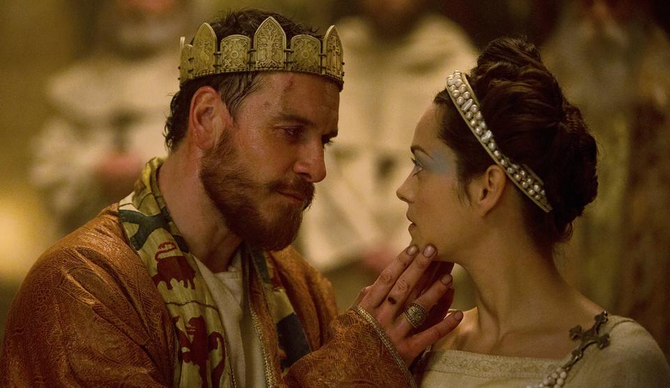 A picture of Marion Cotillard and Michael Fassbender in "Macbeth."