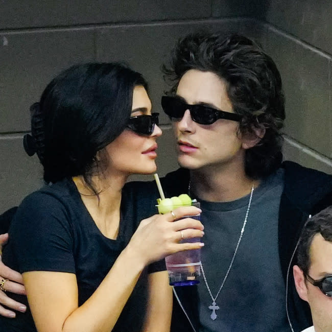 Kylie Jenner con Timothee Chalamet credit:Bang Showbiz