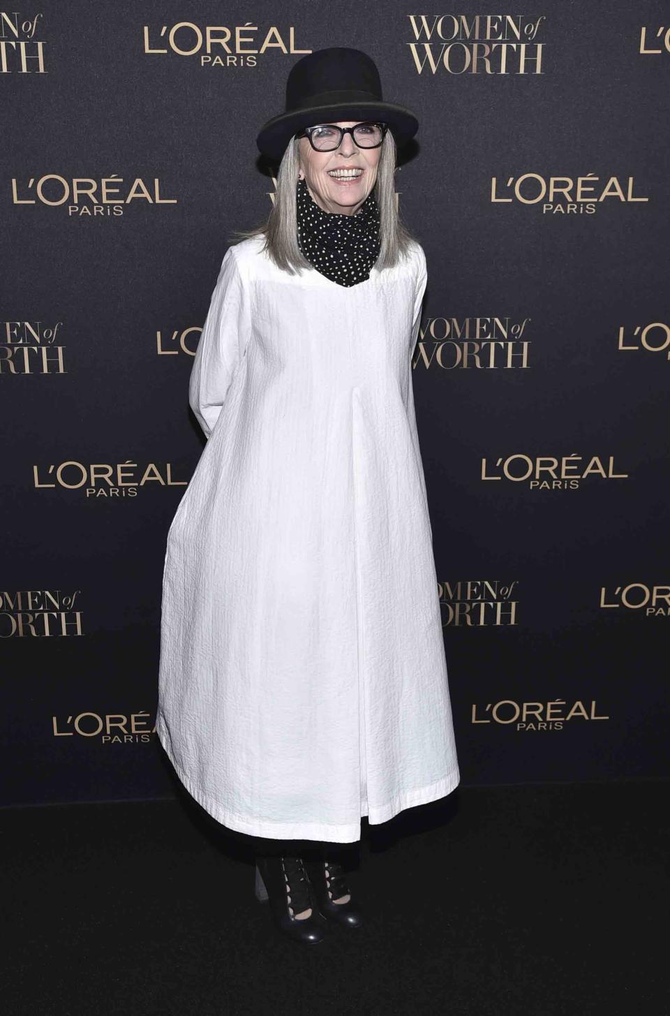 <p>Selbst mit 71 Jahren sieht Diane Keaton noch genauso gut aus wie in “Der Pate”. Sie folgt weiter ihrer Leidenschaft und dreht auch heute noch Filme. (Bild-Copyright: Evan-Agostini/Invision/AP) </p>