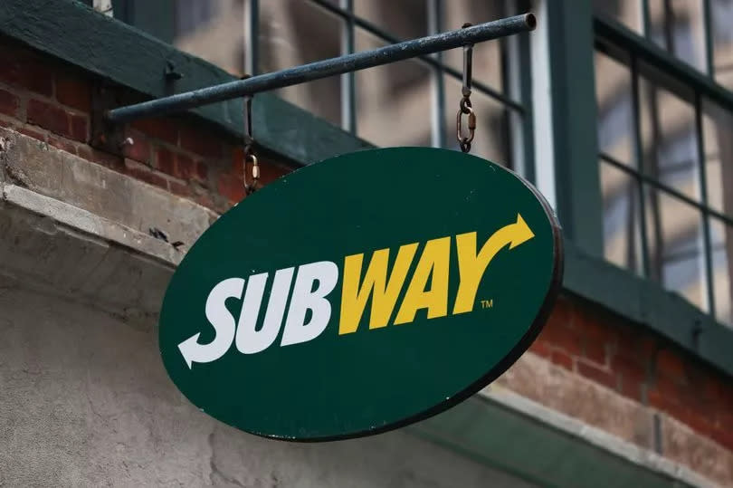 A general image of a Subway sandwich chain store sign
