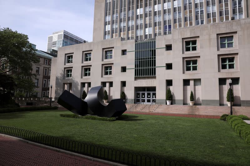 Columbia University campus during the outbreak of coronavirus disease (COVID-19) in Manhattan