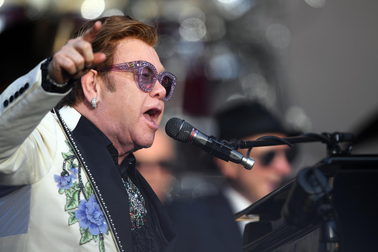 Elton John has announced the final dates of his Farewell Yellow Brick Road tour. (Photo by Kerry Marshall/Getty Images)