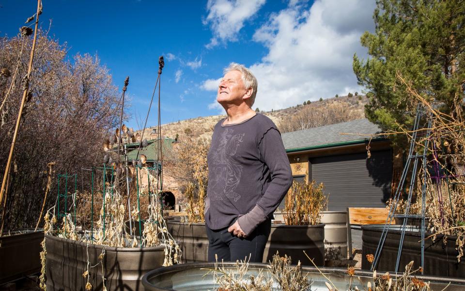 Graham Russell of Air Supply poses for a photograph in front of his house in Kamas on Monday, Nov. 5, 2018.
