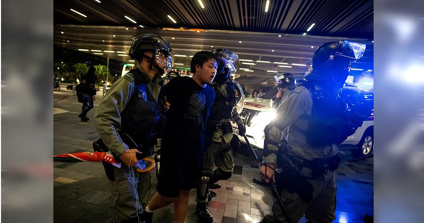 香港反送中持續延燒，警民衝突不斷。（圖／達志／路透社）