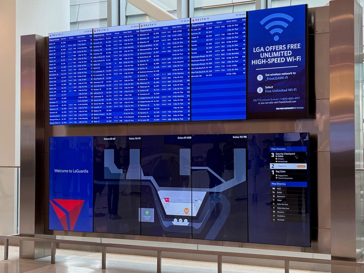 Delta Air Lines' new Terminal C at LaGuardia Airport.