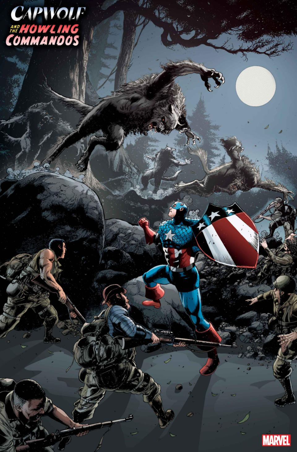 Capwolf and the Howling Commandos #1 interior art