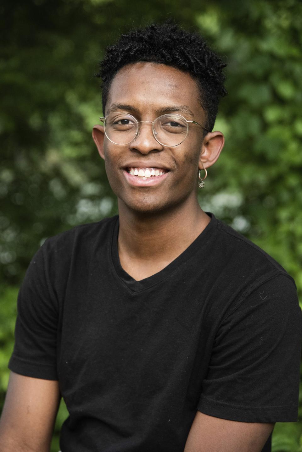 In this June 21, 2020 photo, country rapper Breland poses for a portrait in Atlanta. Black artists say the country music industry still needs to do the hard work of addressing the systematic racial barriers that have been entrenched in country music for decades. The genre has historically been marketed to white audiences and reinforced white male artist stereotypes. (Photo by Paul R. Giunta/Invision/AP)