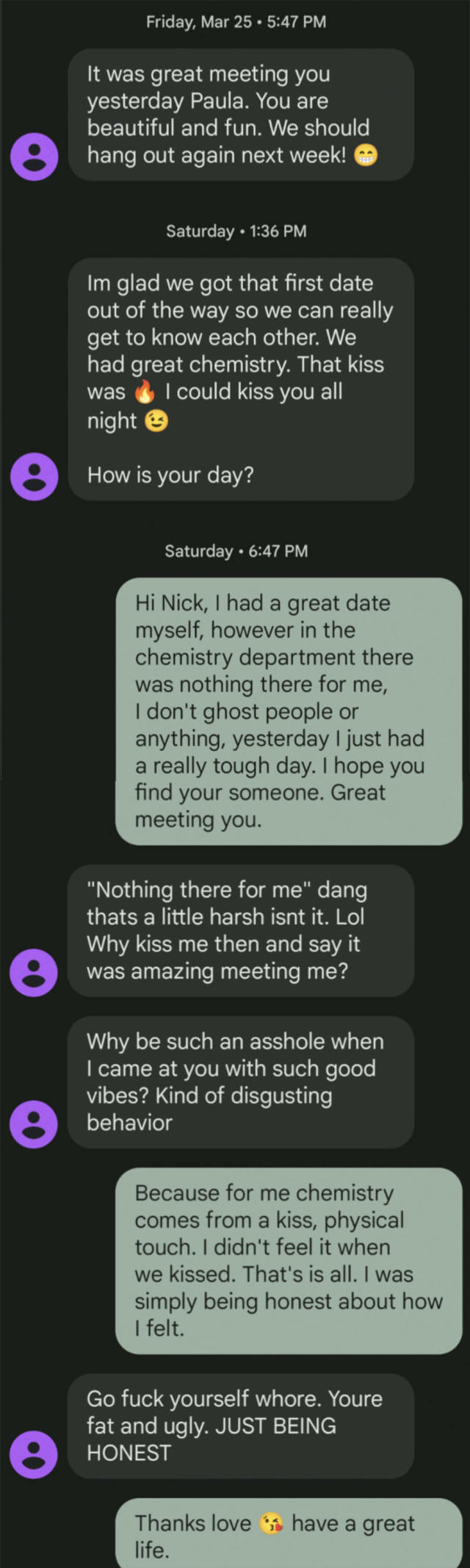 21 Absolutely Abhorrent Texts Sent By Nice Guys That Show How Hard It Is  To Be A Woman