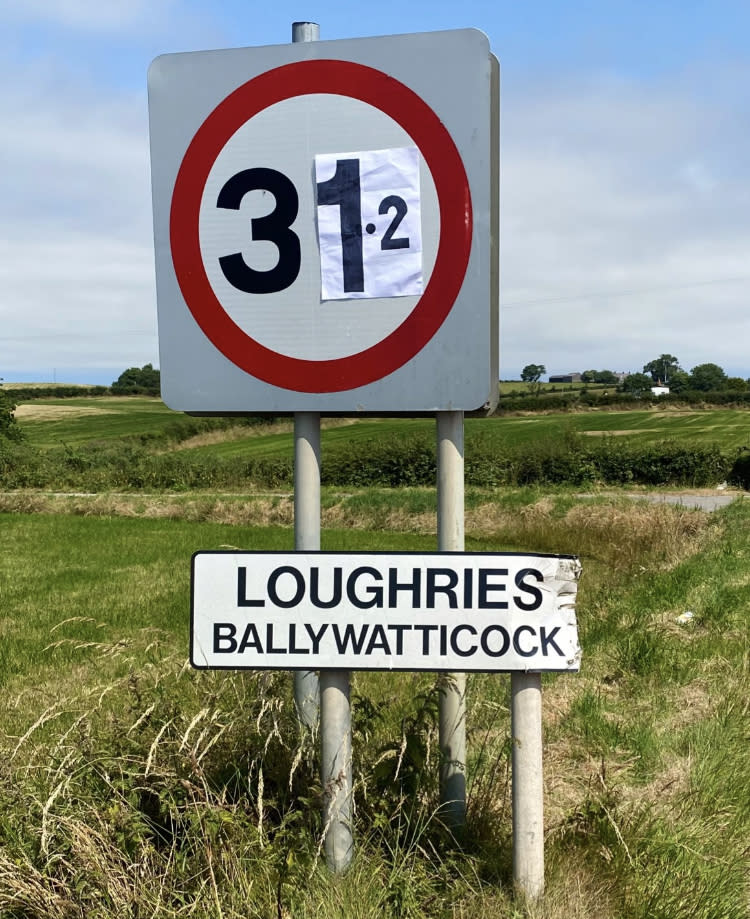 Ballywatticock in Co Down where a new record high temperature in Northern Ireland of 31.2C was recorded on Saturday (Johnny Caldwell/PA)