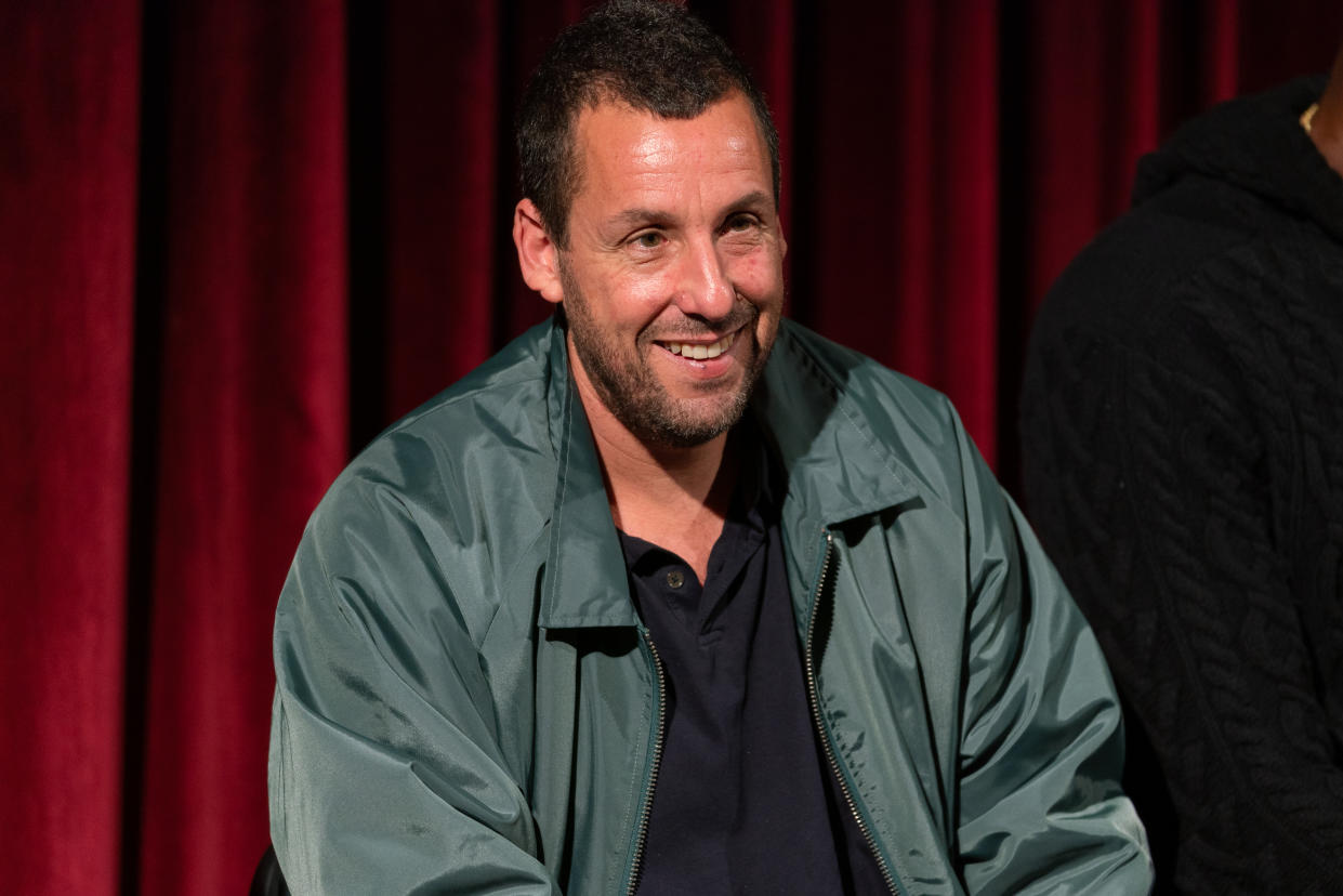 Adam Sandler attends The Academy Of Motion Picture Arts & Sciences Hosts An Official Academy Screening Of UNCUT GEMS at MOMA - Celeste Bartos Theater on December 03, 2019 in New York City. (Photo by Mark Sagliocco/Getty Images for The Academy of Motion Picture Arts & Sciences )