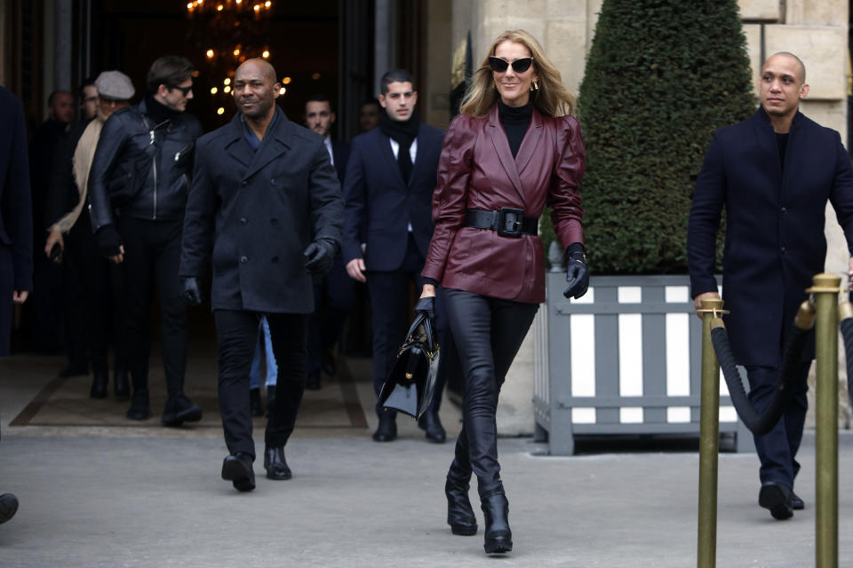 Céline Dion illumine la Fashion Week