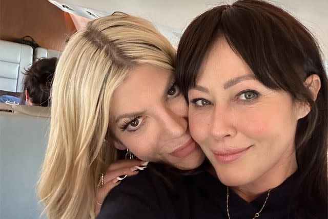 <p>Tori Spelling/Instagram</p> Tori Spelling and Shannen Doherty