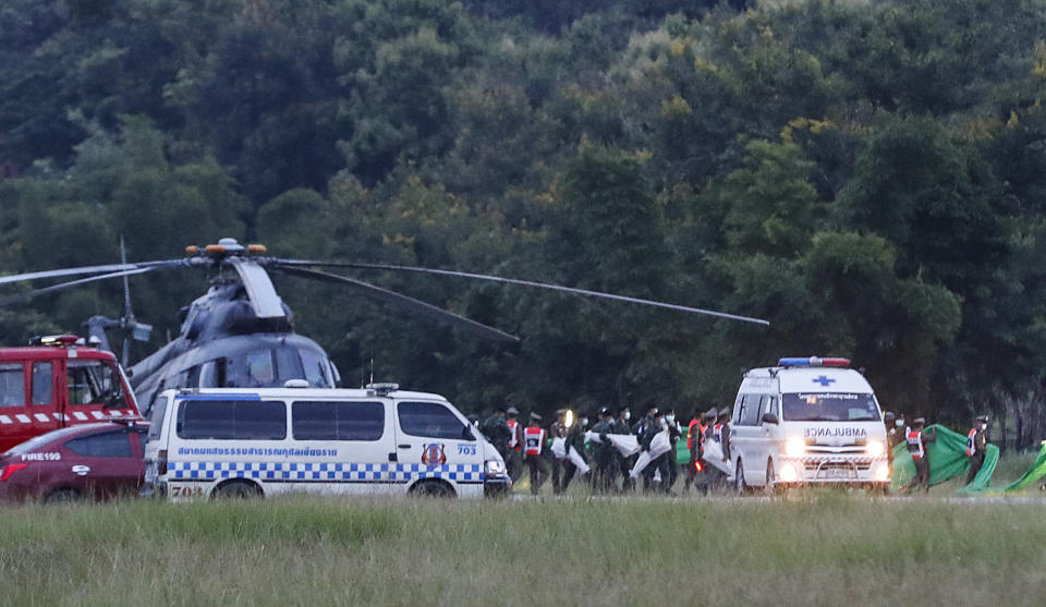 The boys are all now recovering in Chiang Rai Hospital. Source: AP