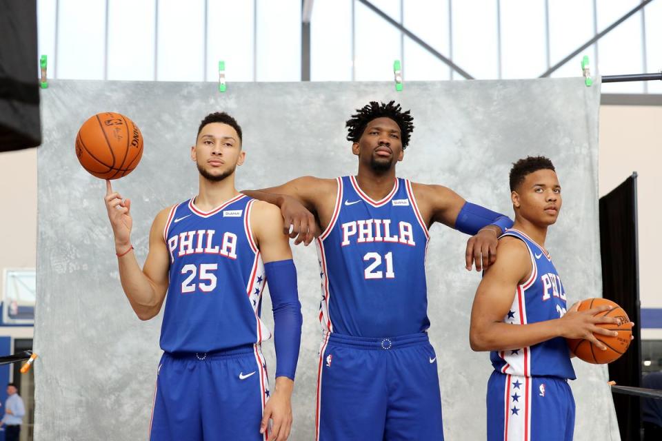 Ben Simmons, Joel Embiid and Markelle Fultz should make The Process worth the wait. (Getty Images)