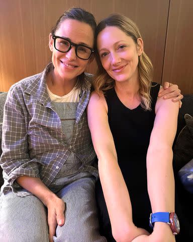 <p>Jennifer Garner/Instagram</p> Jennifer Garner and Judy Greer in 2023