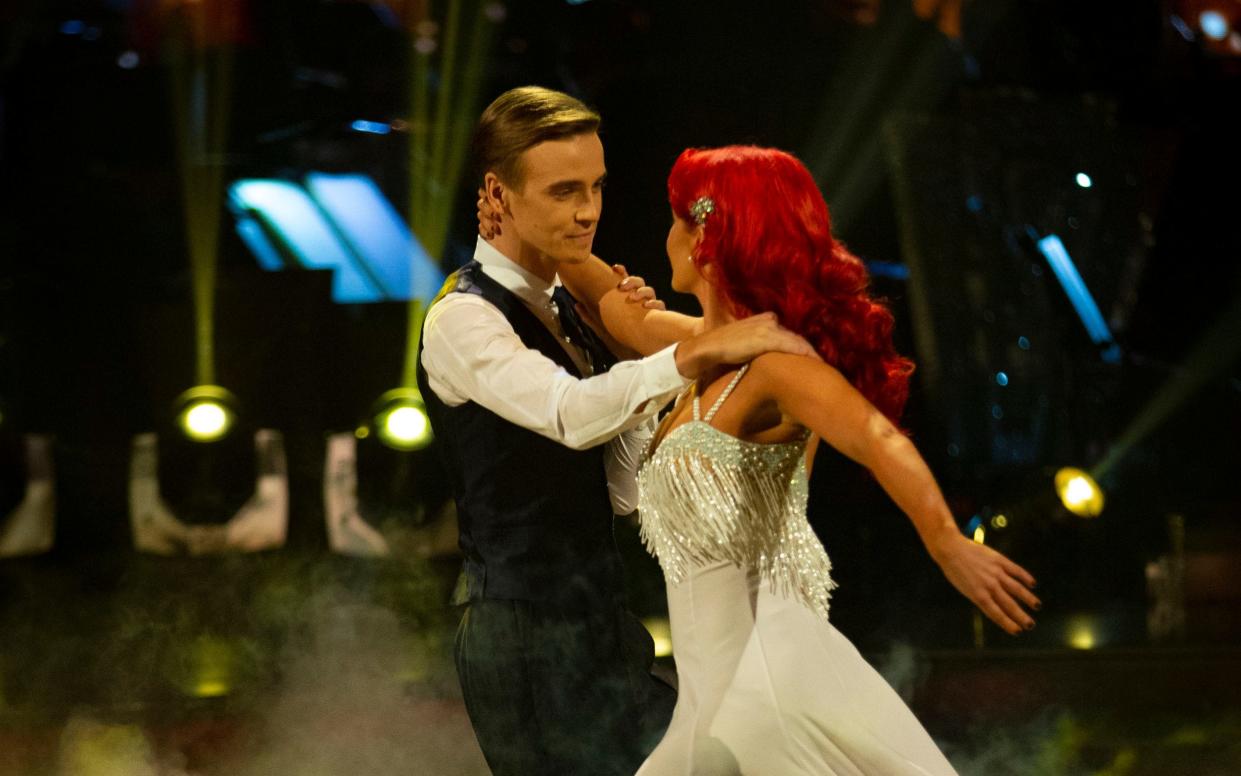 Strictly 2018 finalists Joe Sugg and Dianne Buswell announced they were a couple on the day after the grand final - WARNING: Use of this copyright image is subject to the terms of use of BBC Pictures' Digital Picture Service (BBC Pictures) as set out at www.bbcpictures.co.uk. In particular, this image may only be published by a registered User of BBC Pictures for editorial use for the purpose of publicising the relevant BBC programme, personnel or activity during the Publicity Period which ends three review weeks following the date of transmission and provided the BBC and the copyright holder in the caption are credited. For any other purpose whatsoever, including advertising and commercial, prior written approval from the copyright holder will be required.