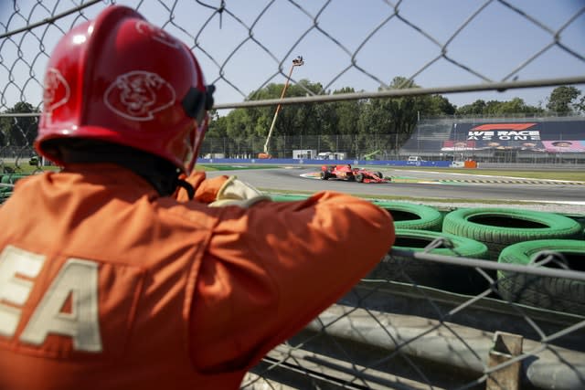 Ferrari struggled again against a backdrop of empty stands at their home grand prix 
