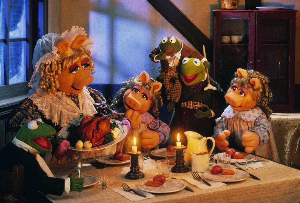 Festive feast: The Muppets enjoy some Christmas dinner (Jim Henson Productions/Kobal/Shutterstock)