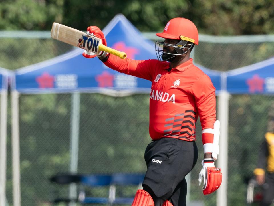 Aaron Johnson says he decided to move to Brampton last October to play cricket. He's Canada's opening batsman in the world cup and says it's a 'dream come true.'