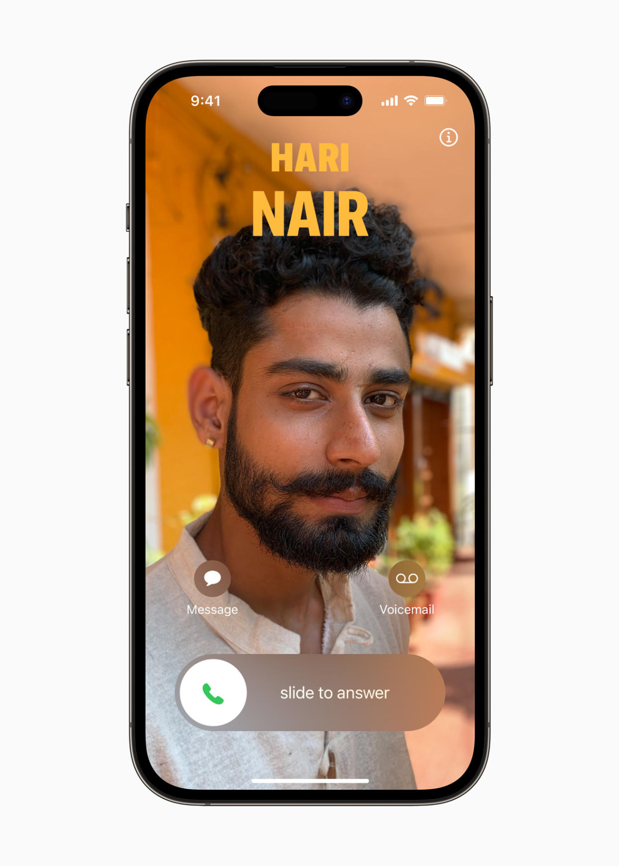 Apple is adding Contact Posters to help identify you when you call friends and family. (Image: Apple)