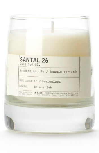 7) Santal 26 Classic Candle