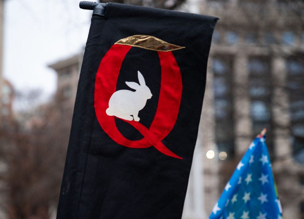 QAnon banner