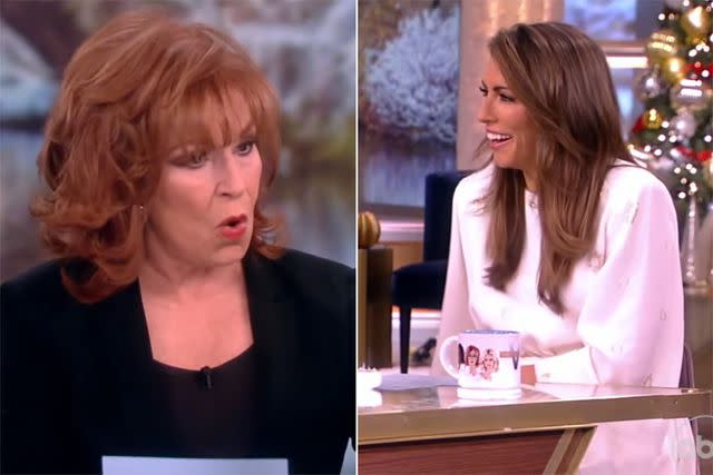 <p>ABC (2)</p> Joy Behar and Alyssa Farah Griffin on 'The View'