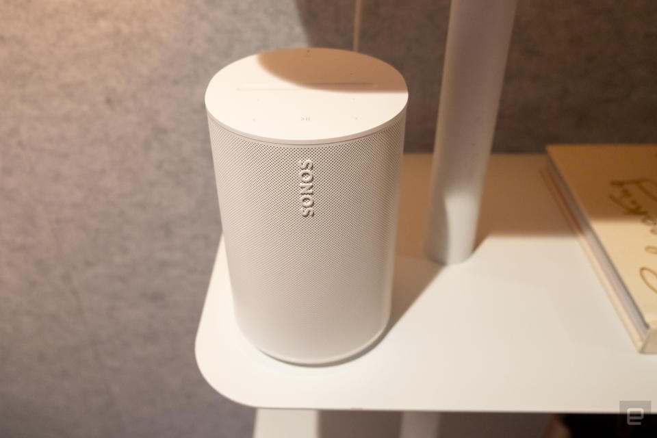 <p>The new Sonos Era 100 speaker.</p>
