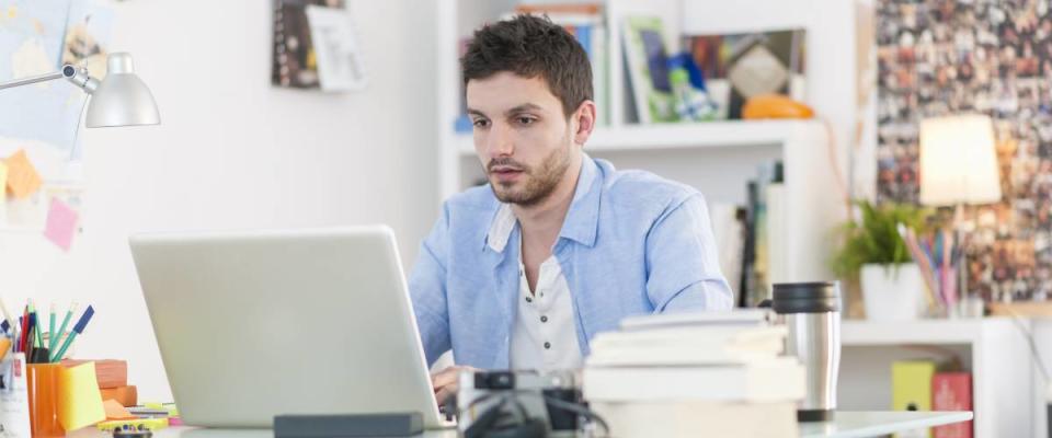 Man on laptop