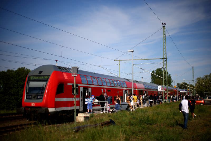 FILE PHOTO: Public transport operators offer a nationwide special nine-euro ticket