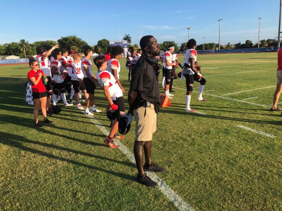 Jupiter Christian coach Baz Alfred said he had "nothing to lose" by scheduling powerhouse Cardinal Newman in the Kickoff Classic.